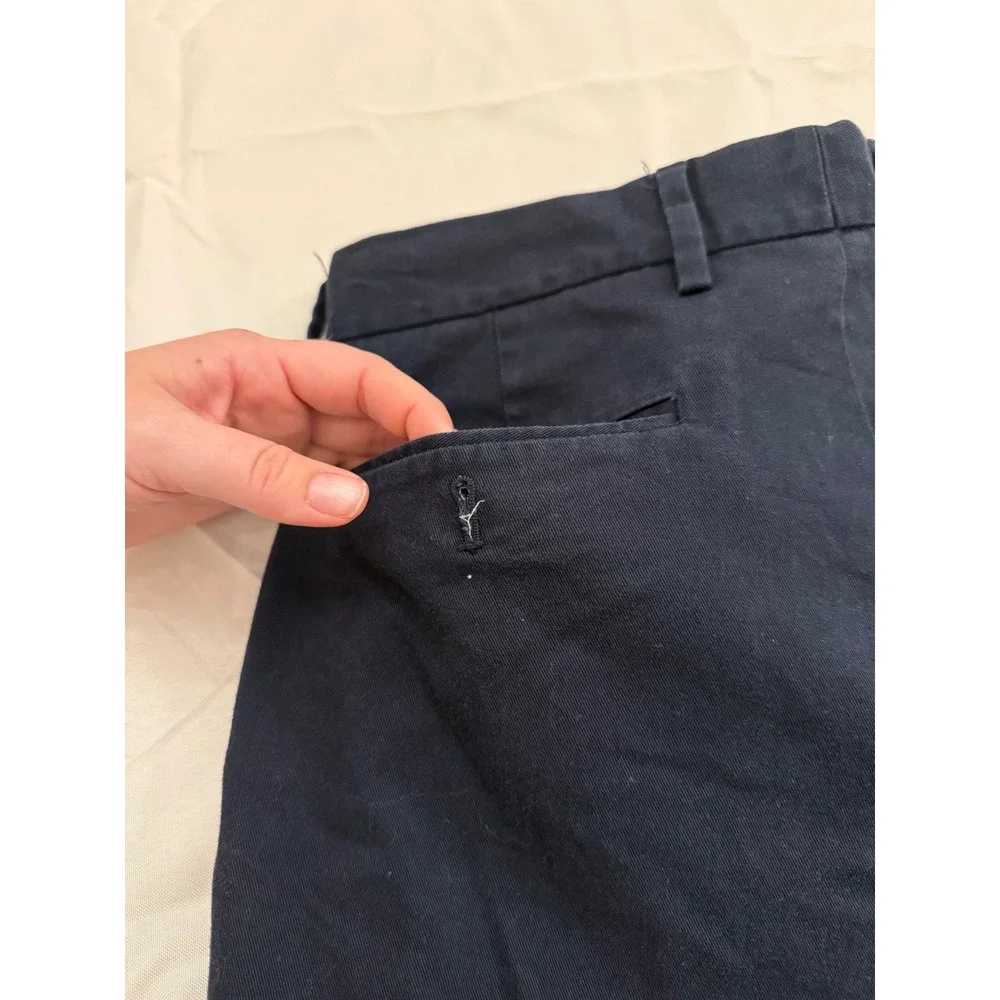 J.Crew Mens Bedford Chino Pants Size 30x30 Blue Navy Casual Preppy Office Work